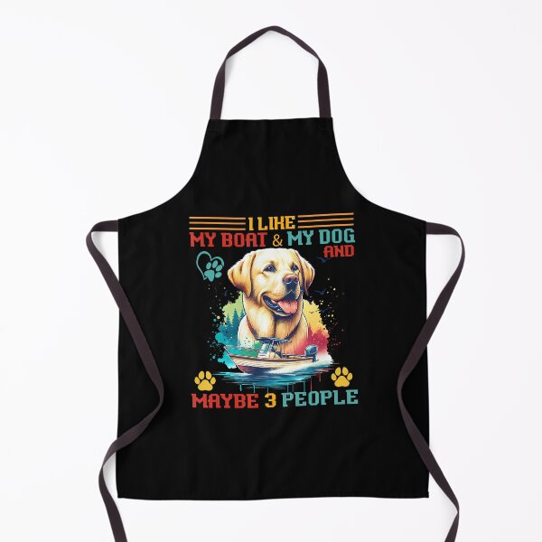 Item preview, Funny Retro Sailor Dad I Like My Boat Dog And Maybe 3 People designed and sold by LynneMarisa.