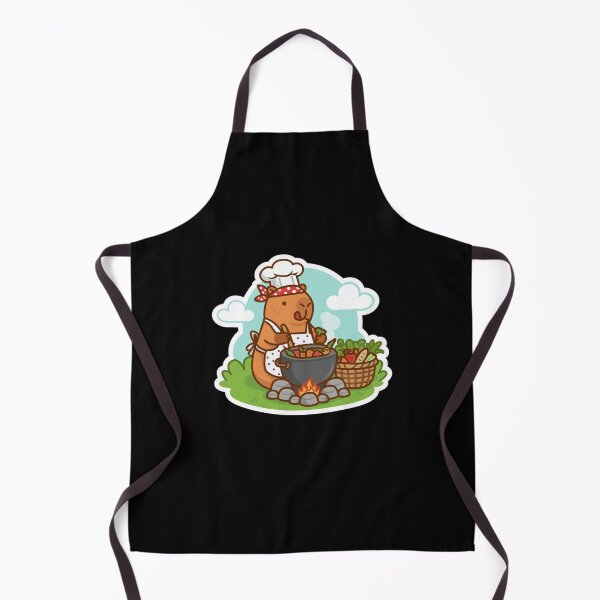 Item preview, Cute Capybara Cooking designed and sold by BashadesiUSA.