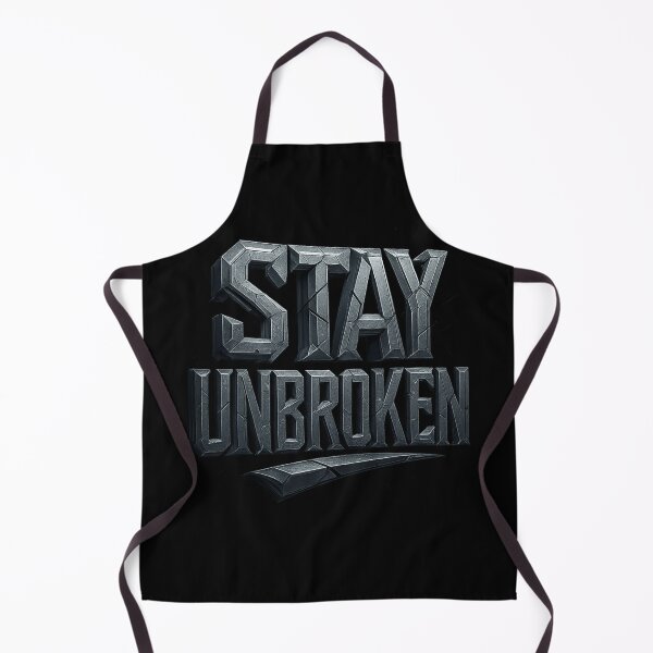 Item preview, Stay Unbroken - Titanium Armor Typography designed and sold by MKreative Studio.
