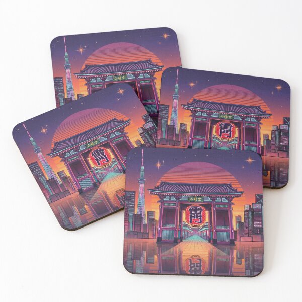 Item preview, Asakusa Kaminarimon Sunset - Pastel Lo-fi Aesthetic designed and sold by treasurestockjp.
