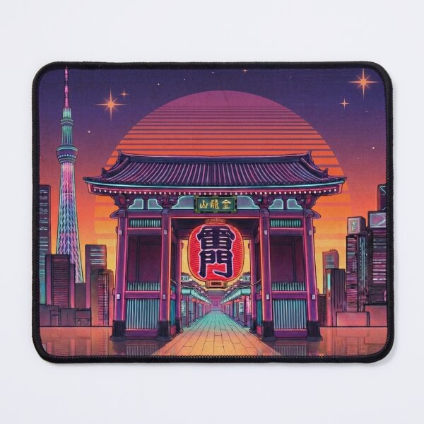 Item preview, Asakusa Kaminarimon Sunset - Pastel Lo-fi Aesthetic designed and sold by treasurestockjp.