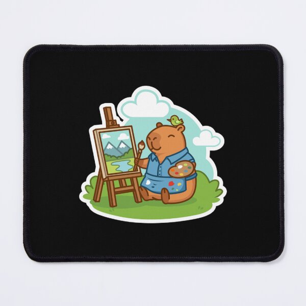 Item preview, Cute Capybara Painting designed and sold by BashadesiUSA.