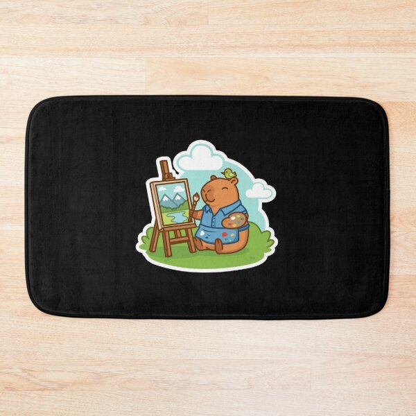 Item preview, Cute Capybara Painting designed and sold by BashadesiUSA.