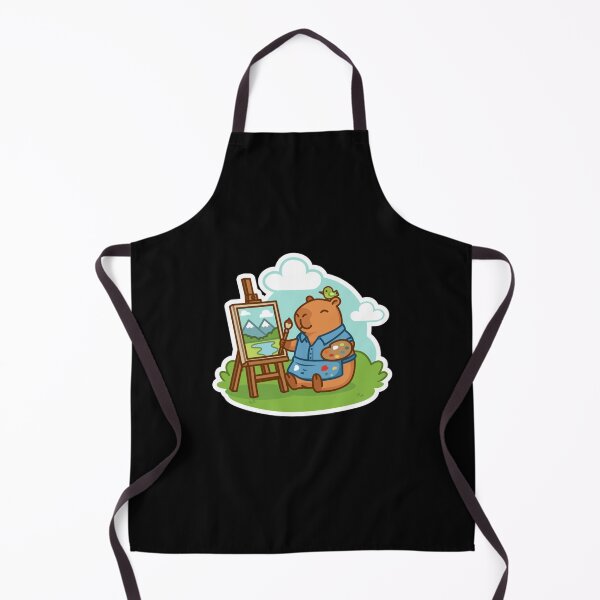 Item preview, Cute Capybara Painting designed and sold by BashadesiUSA.