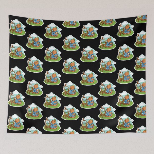 Item preview, Cute Capybara Painting designed and sold by BashadesiUSA.