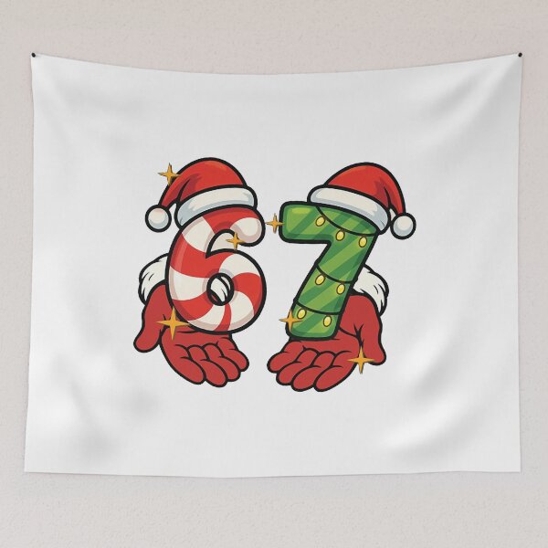 Item preview, Christmas Six Seven Six Seven Saying 67 Funny Candy designed and sold by LeoAnku.