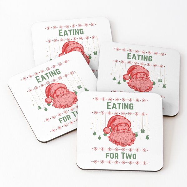 Item preview, Eating for Two Santa Funny Christmas Pregnancy Joke designed and sold by torildorxop.