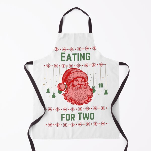 Item preview, Eating for Two Santa Funny Christmas Pregnancy Joke designed and sold by torildorxop.