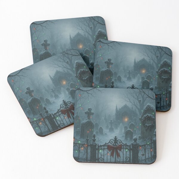 Item preview, Goth Christmas Graveyard Artwork – Dark Holiday Aesthetic designed and sold by ArtificialAce.