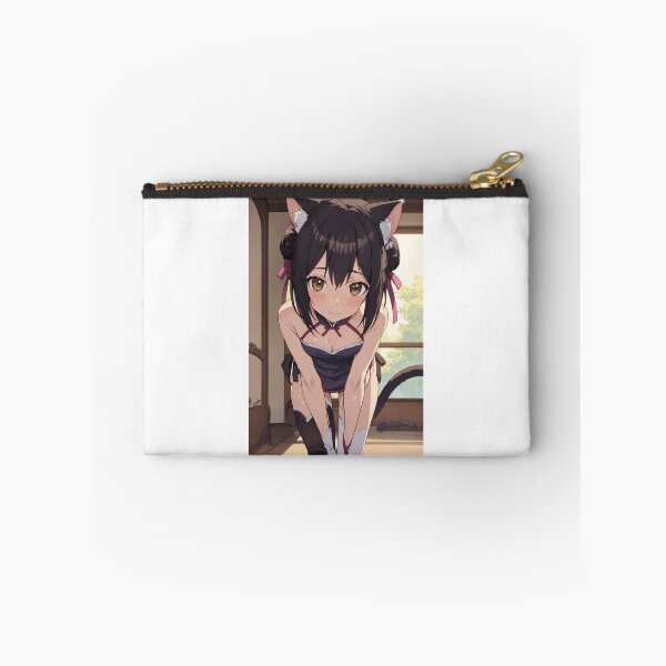 Item preview, Lin Xiao-Mei Anime Art | Cat Girl Neko Brown Hair Cute Cheongsam Aesthetic designed and sold by iloveanimechibi.