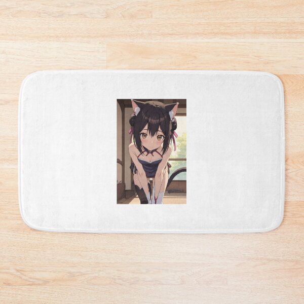 Item preview, Lin Xiao-Mei Anime Art | Cat Girl Neko Brown Hair Cute Cheongsam Aesthetic designed and sold by iloveanimechibi.