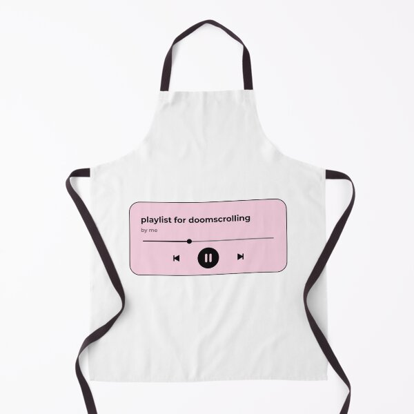 Item preview, playlist for doomscrolling (music player) (pastel pink version) designed and sold by Hi-kari.