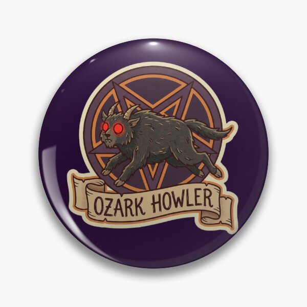 Item preview, Ozark Howler Running Across a Pentagram designed and sold by irregulargoods.
