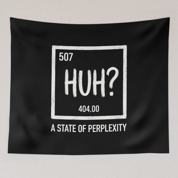 Item preview, 507 HUH? Element - A State of Perplexity Funny Science designed and sold by SlocifieShop.
