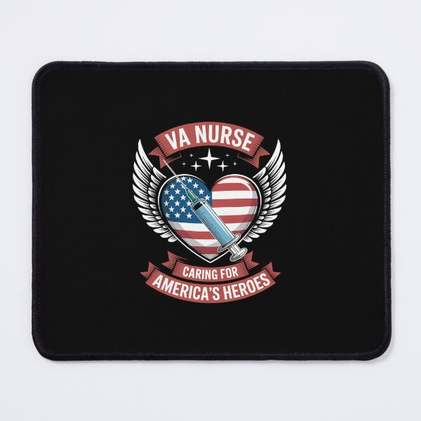 Item preview, VA Nurse Caring For America's Heroes Veterans Day designed and sold by HollyBellArtSte.