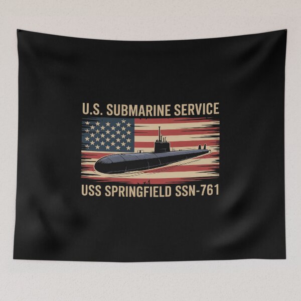 Item preview, USS Springfield SSN-761 Submarine Veterans Day Father's Day  designed and sold by visionnen.