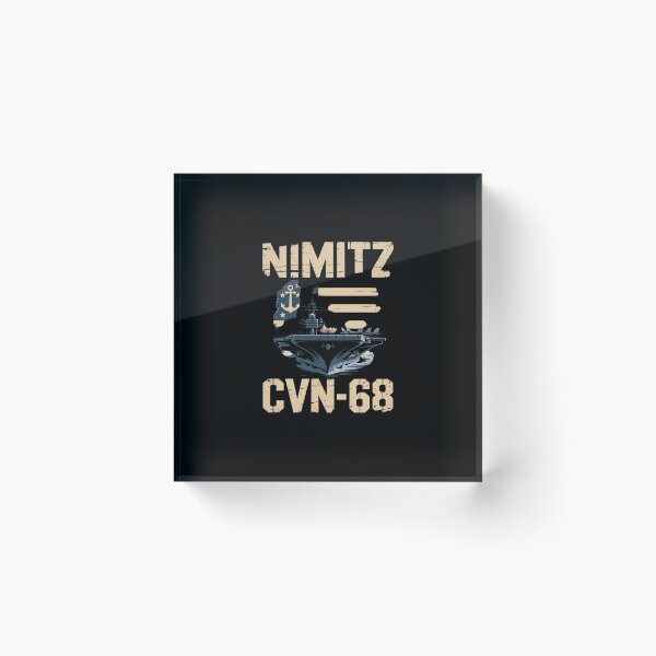 Item preview, USS Nimitz CVN-68 Aircraft Carrier Veterans Day Father's Day  designed and sold by IhanVaanMaArt.
