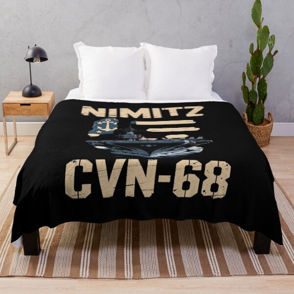 Item preview, USS Nimitz CVN-68 Aircraft Carrier Veterans Day Father's Day designed and sold by IhanVaanMaArt.
