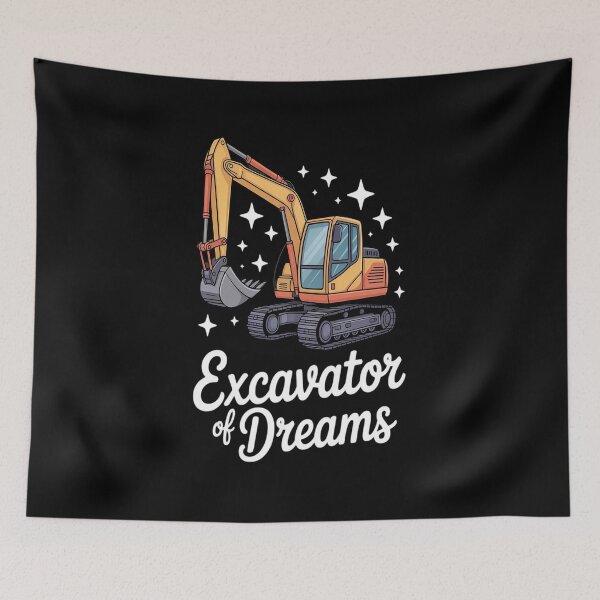 Item preview, Excavator of Dreams Heavy Equipment Operator designed and sold by Catharsiscath.