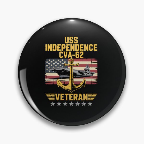 Item preview, USS Independence CV-62 Aircraft Carrier Veteran Flag designed and sold by namibambam.