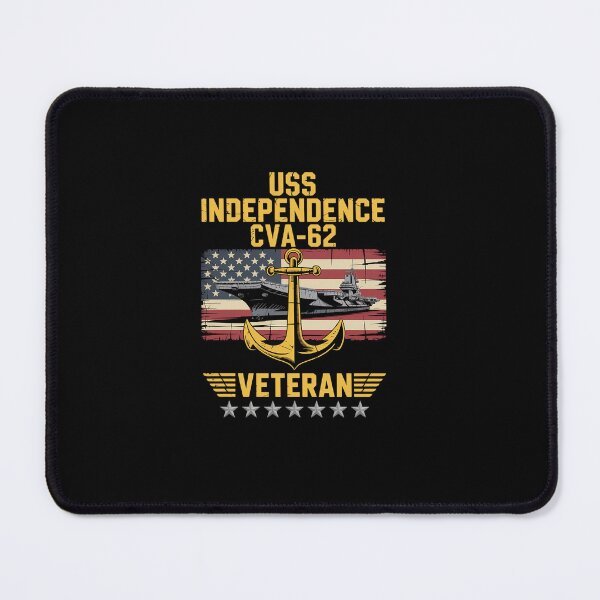 Item preview, USS Independence CV-62 Aircraft Carrier Veteran Flag designed and sold by namibambam.