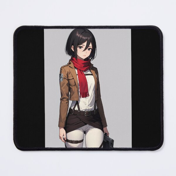 Item preview, Mikasa Ackerman Attack on Titan Anime Art | Survey Corps Red Scarf Aesthetic designed and sold by iloveanimechibi.