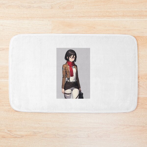 Item preview, Mikasa Ackerman Attack on Titan Anime Art | Survey Corps Red Scarf Aesthetic designed and sold by iloveanimechibi.