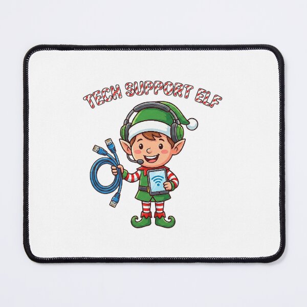 Item preview, Tech Support Elf Family Christmas Helper Holiday  designed and sold by cosettacir6382.