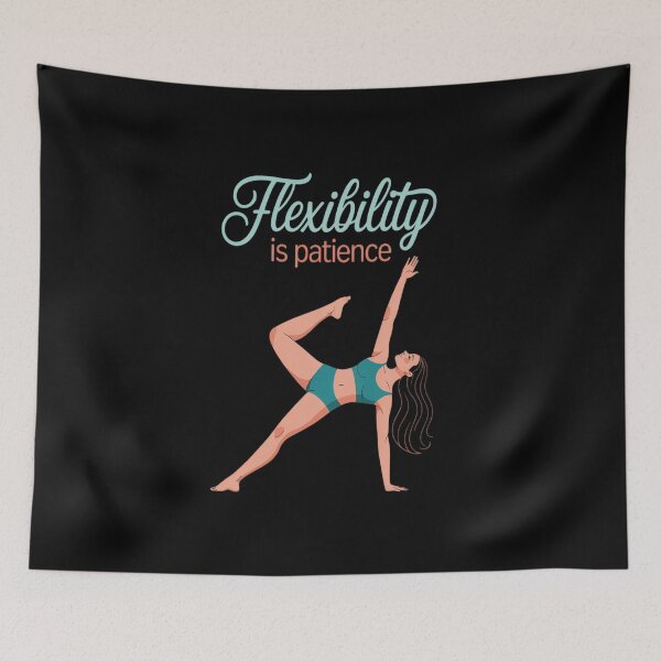Item preview, Flexibility is Patience Yoga Affirmation designed and sold by Catharsiscath.
