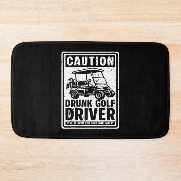 Item preview, Caution Drunk Golf Driver Golf Cart designed and sold by ChelseaEula.