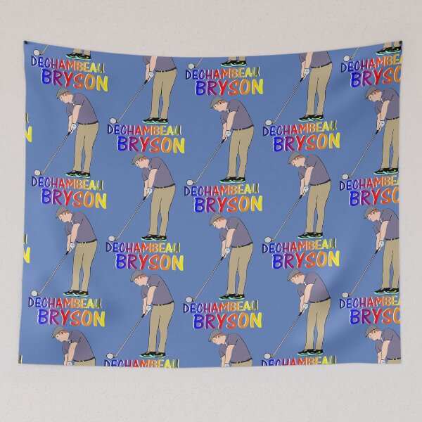 Item preview, Bryson Dechambeau illustration designed and sold by ZooStateofMind.