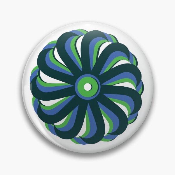 Item preview, Multicoloured blue and green spiral.  designed and sold by twistidd.