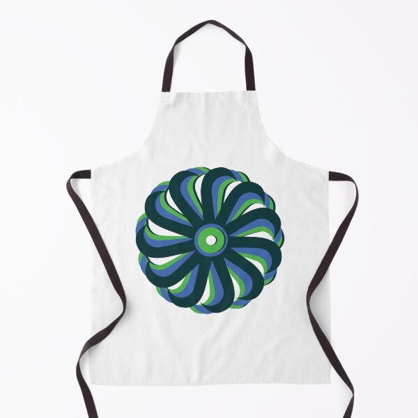 Item preview, Multicoloured blue and green spiral. designed and sold by twistidd.
