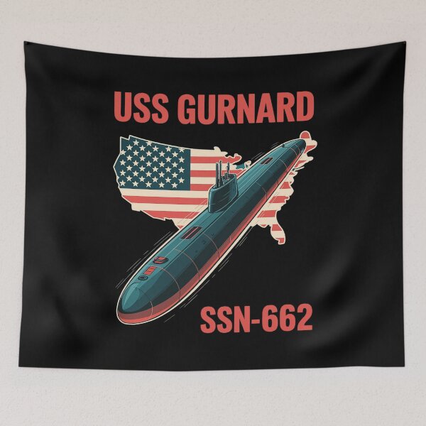 Item preview, USS Gurnard SSN-662 Submarine Veterans Day Father Grandpa designed and sold by FortuneFull.