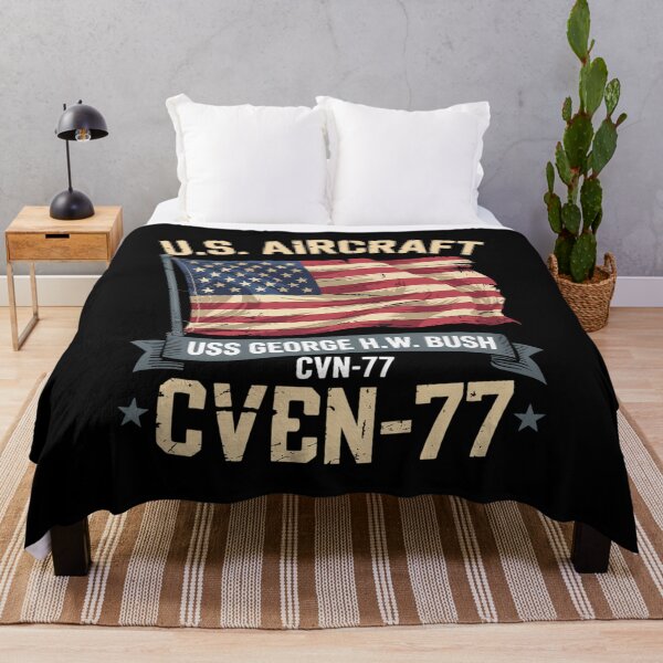 Item preview, USS George H.W. Bush CVN-77 Aircraft Carrier Veterans Day designed and sold by LKappa3Faber.