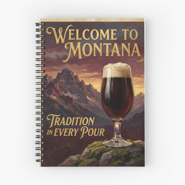Item preview, Welcome to Montana Absaroka Porter Poster designed and sold by Cozy-Old-Pub.