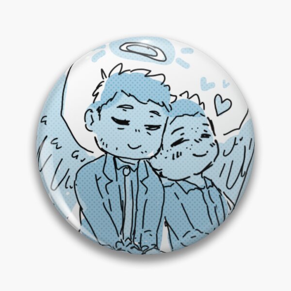 Item preview, Destiel angel wing hug designed and sold by Melle-OtterWise.
