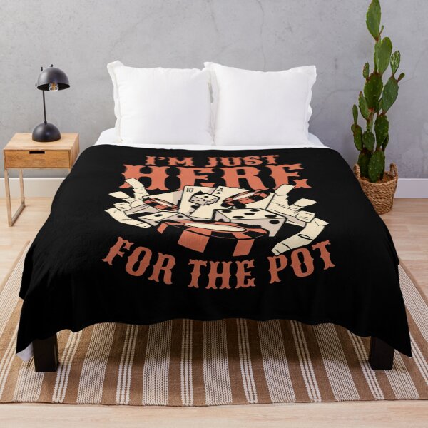 Item preview, Just Here For The Pot Poker Hands Texas Holdem Player Poker designed and sold by DawnPatricia.