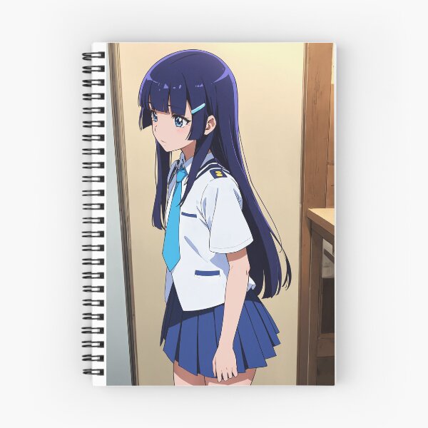 Item preview, Reika Aoki Smile Precure Anime Art | Blue Hair School Uniform Cool Beauty designed and sold by iloveanimechibi.