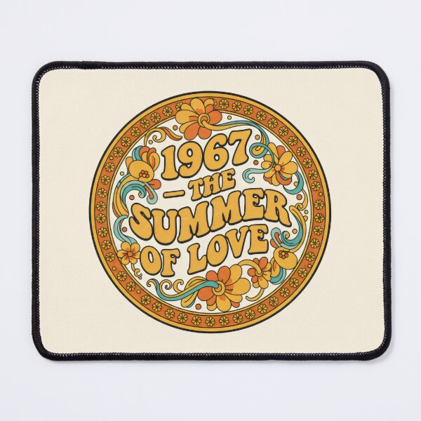 Item preview, 1967 The Summer of Love Psychedelic Floral Circle Design designed and sold by SplashTastic.