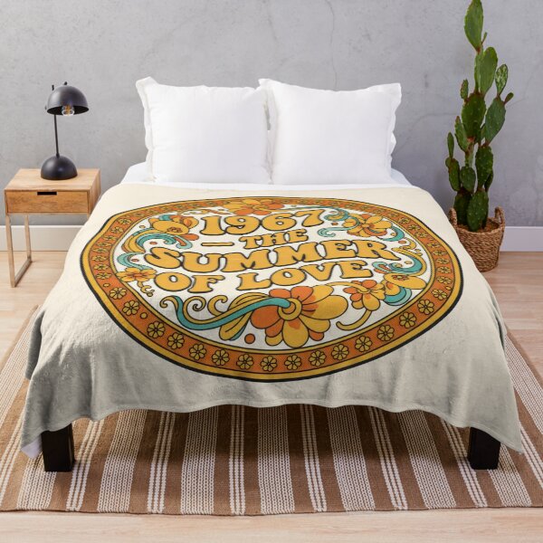 Item preview, 1967 The Summer of Love Psychedelic Floral Circle Design designed and sold by SplashTastic.