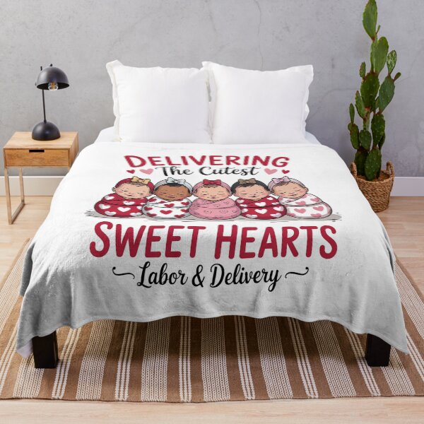 Item preview, Delivering The Cutest Sweethearts Labor Delivery Valentine's designed and sold by KonopikaaArt.