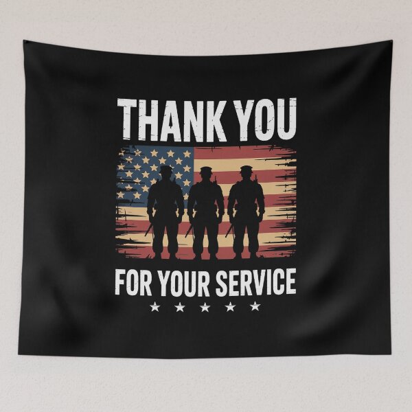 Item preview, Thank You For Your Service American Flag Veterans Day  designed and sold by FortuneFull.