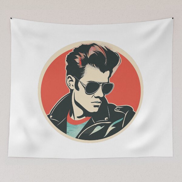 Item preview, Rockabilly Guy 2 designed and sold by Palm Sprinkles.