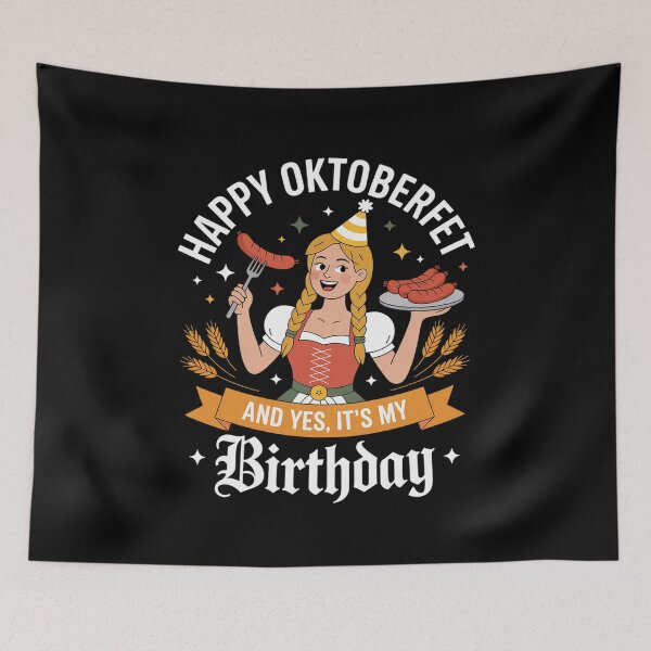 Item preview, Yes Its My Birthday Oktoberfest B-Day Feier German designed and sold by IhanVaanMaArt.