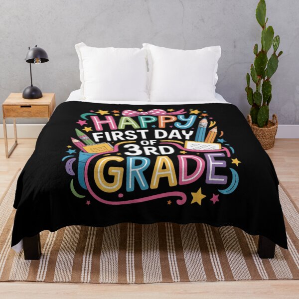 Item preview, Happy First Day Of 3rd Grade Girls Coquette Back To School designed and sold by KonopikaaArt.