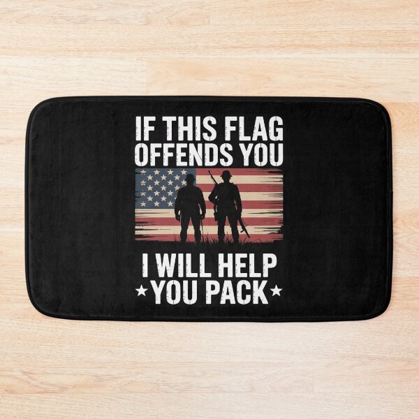 Item preview, If This Flag Offends You I'll Help You Pack Veteran Day designed and sold by velltoons.