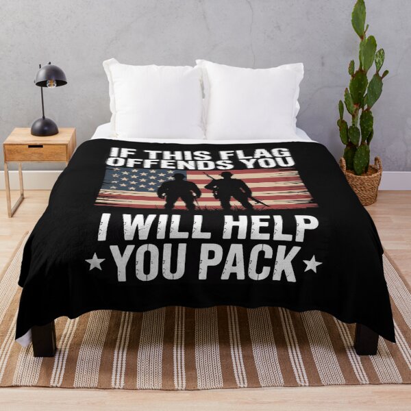 Item preview, If This Flag Offends You I'll Help You Pack Veteran Day designed and sold by velltoons.