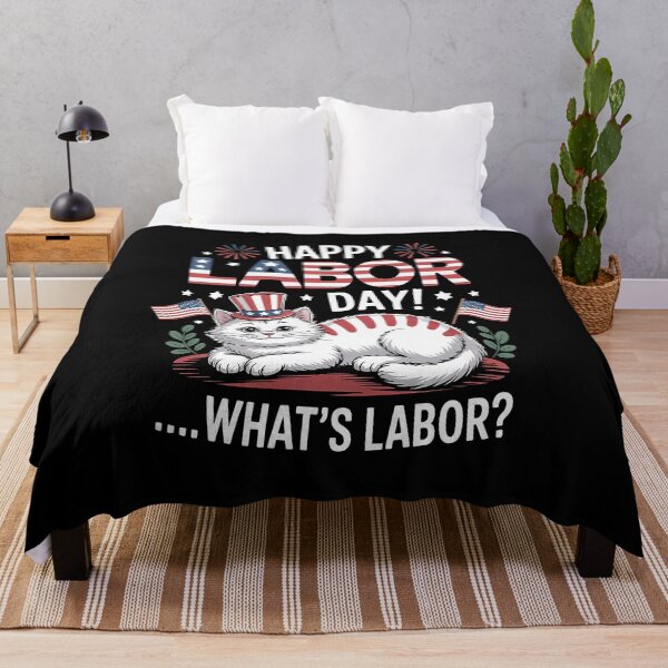 Item preview, Happy Labor Day Cat What is Labo Labor Day Cat designed and sold by KonopikaaArt.