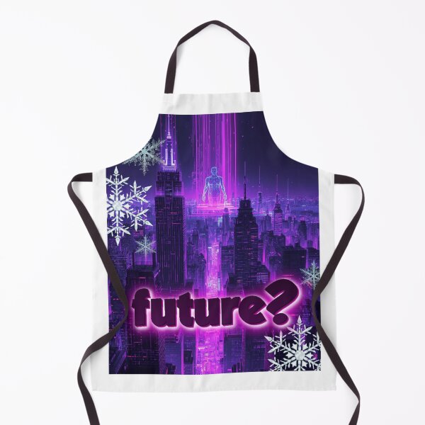 Item preview, futuristic neon cityscape designed and sold by tsintsinshop.